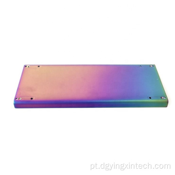 Kit de caixa de teclado CNC Multicolor de aço inoxidável
